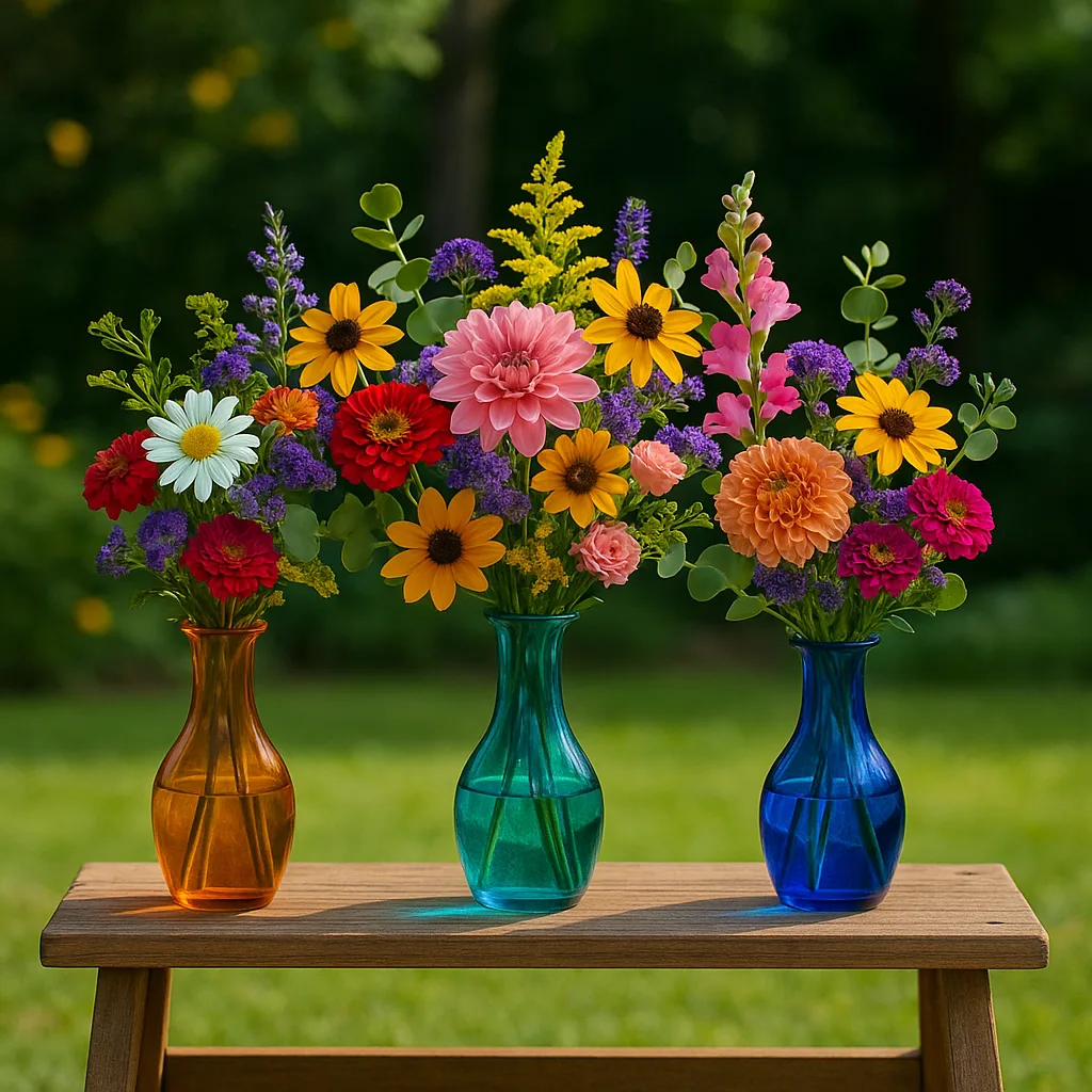 Colorful Glass Vases
