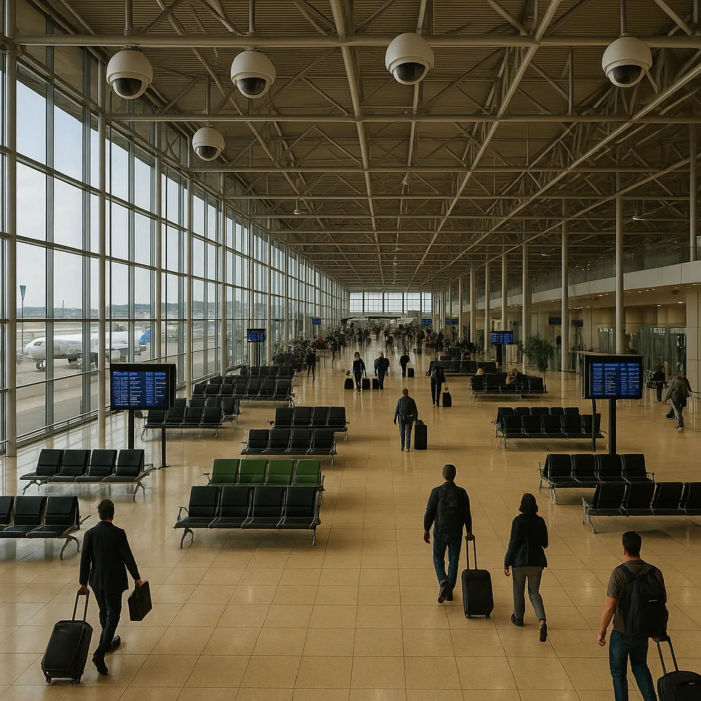 Extensive Airport Terminal