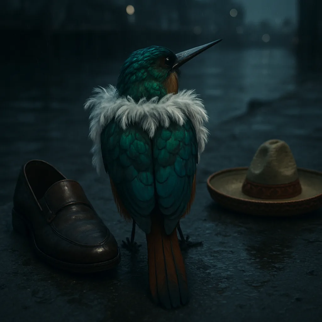 Jacamar Perches on a Gritty