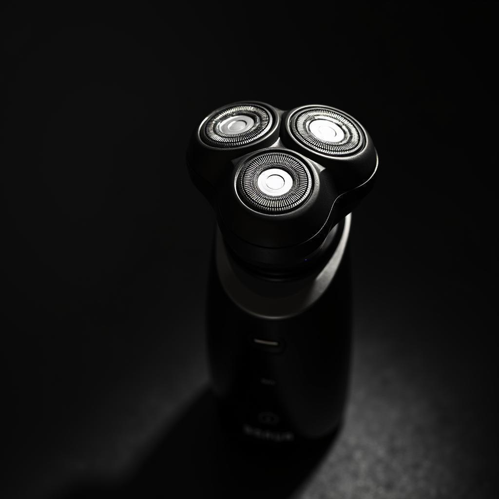 Braun Shaver in Grainy Black and White