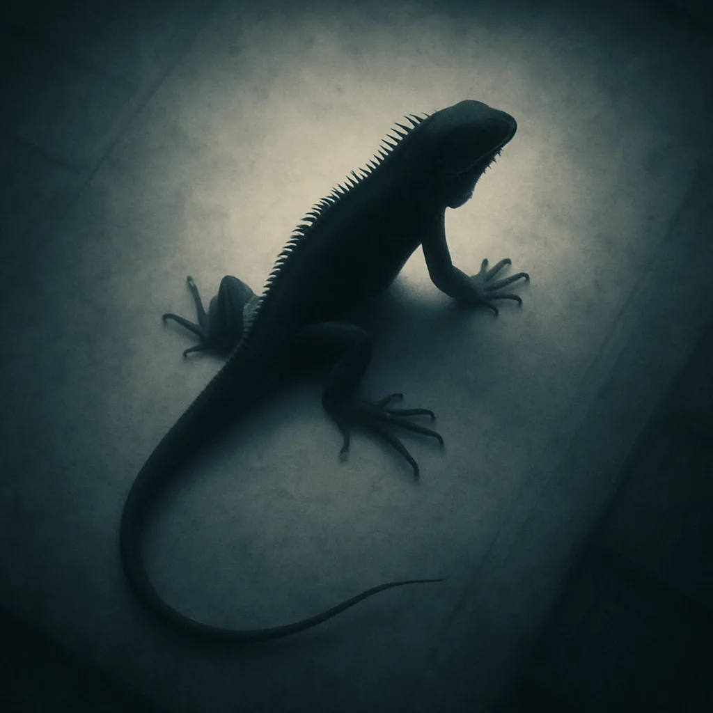 Single Common Iguana