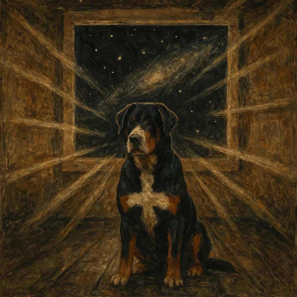 Single Greater Swiss Mountain Dog