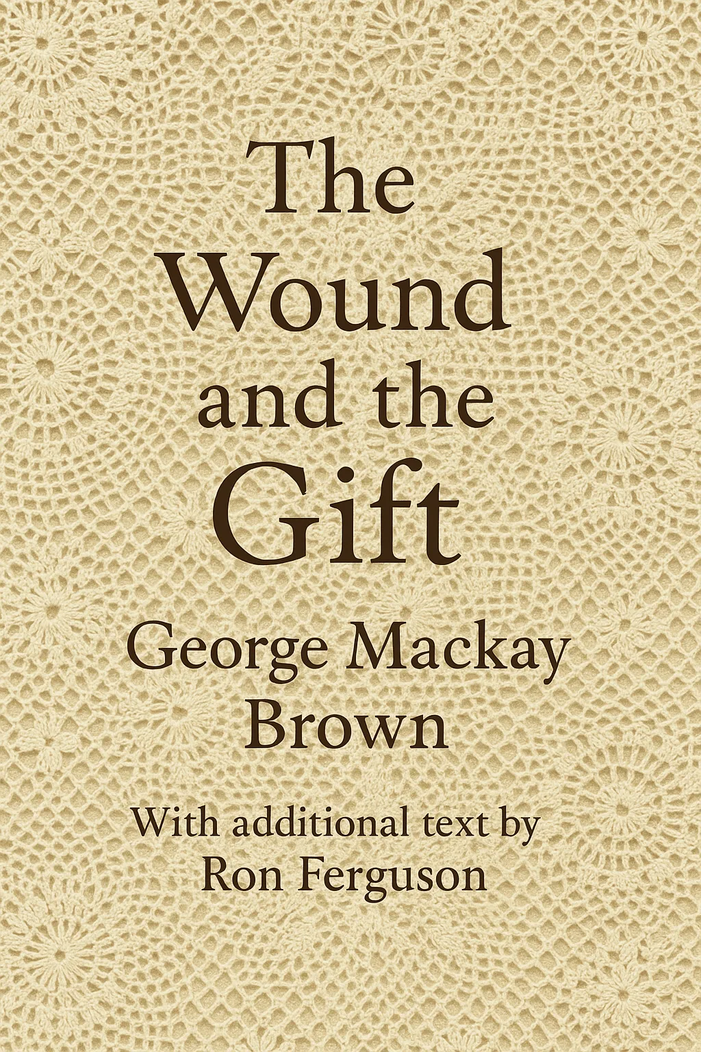 Book Cover Featuring the Title "The Wound