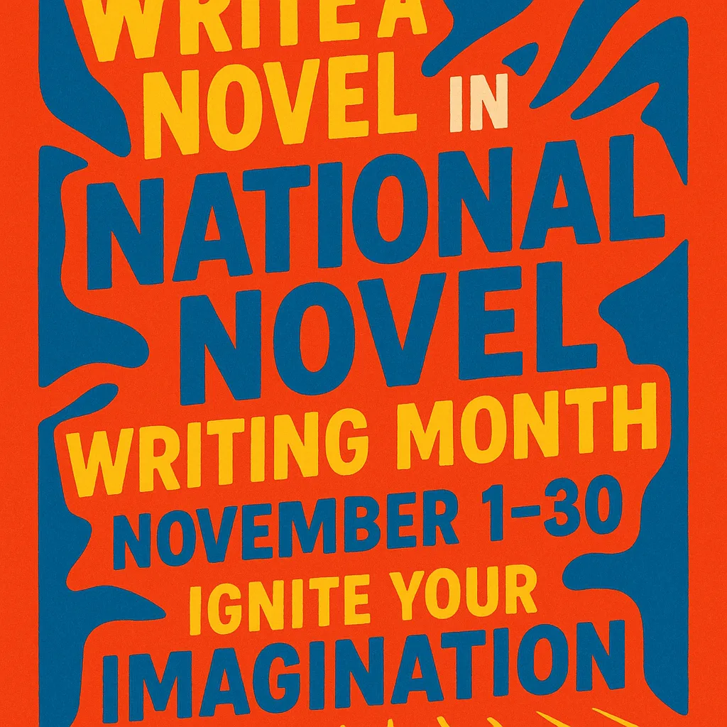 Lively and Energetic Visual to Motivate Writers Across the Country
