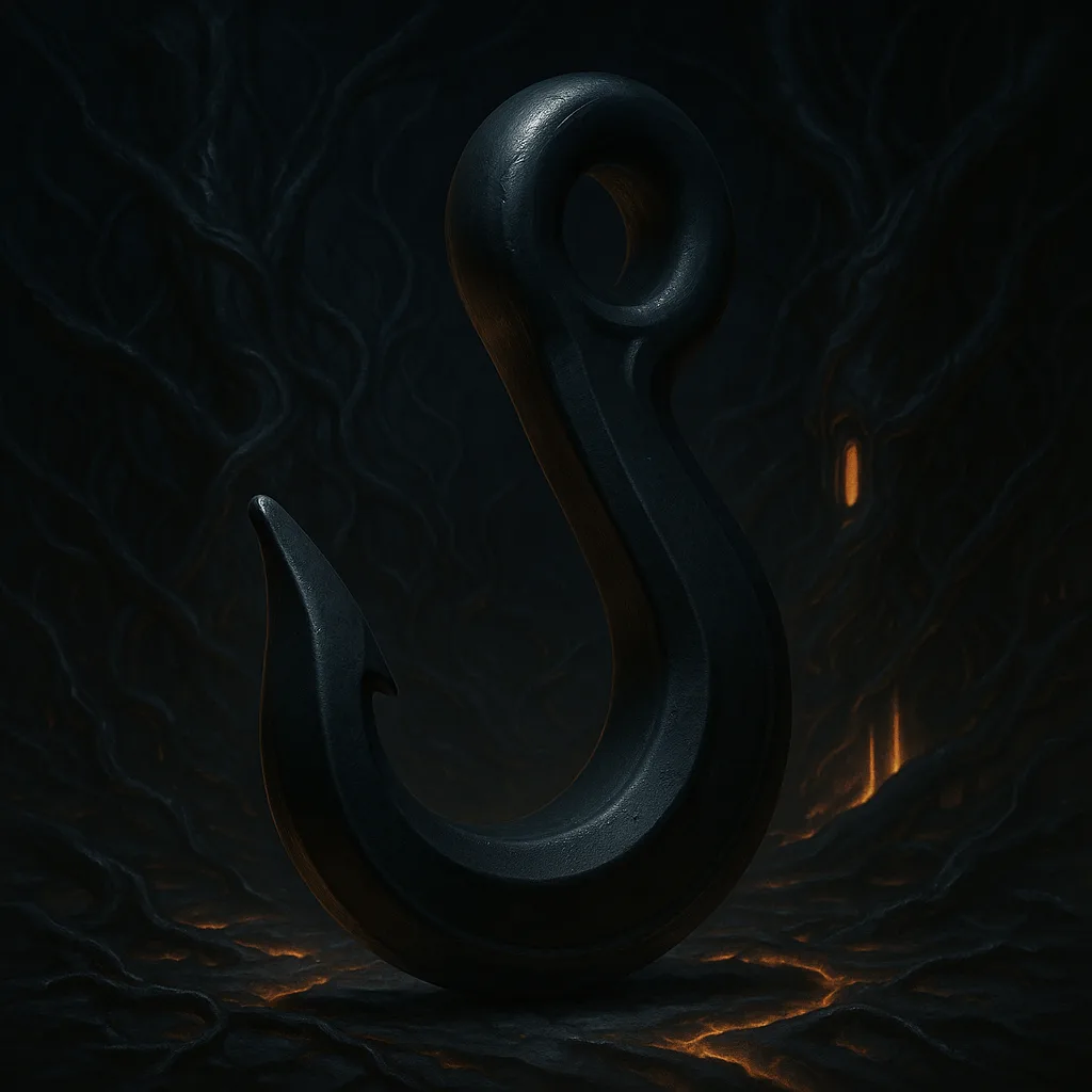 Single Hook—its Robust Form Showcasing a Heavy-duty Reinforced Design