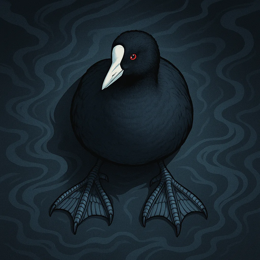 Single American Coot