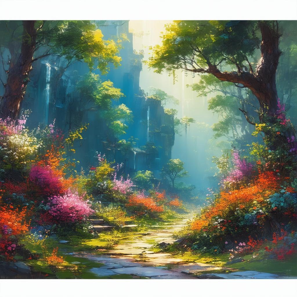 Painterly Game Concept in Volumetric Light
