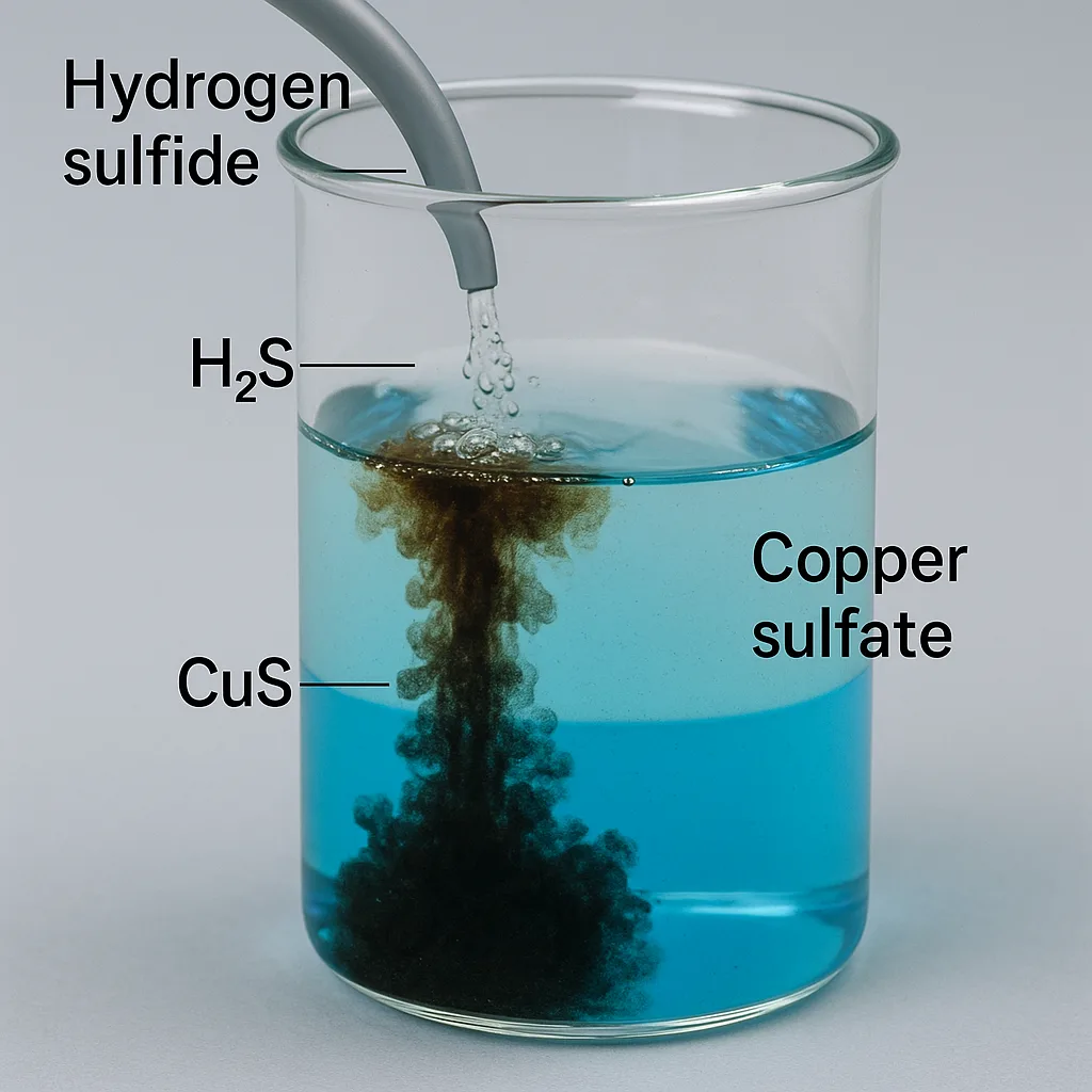 Stream of Hydrogen Sulfide Gas