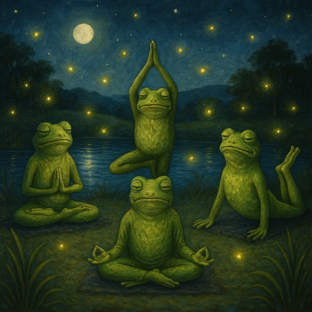 Under the Gentle Radiance of Fireflies