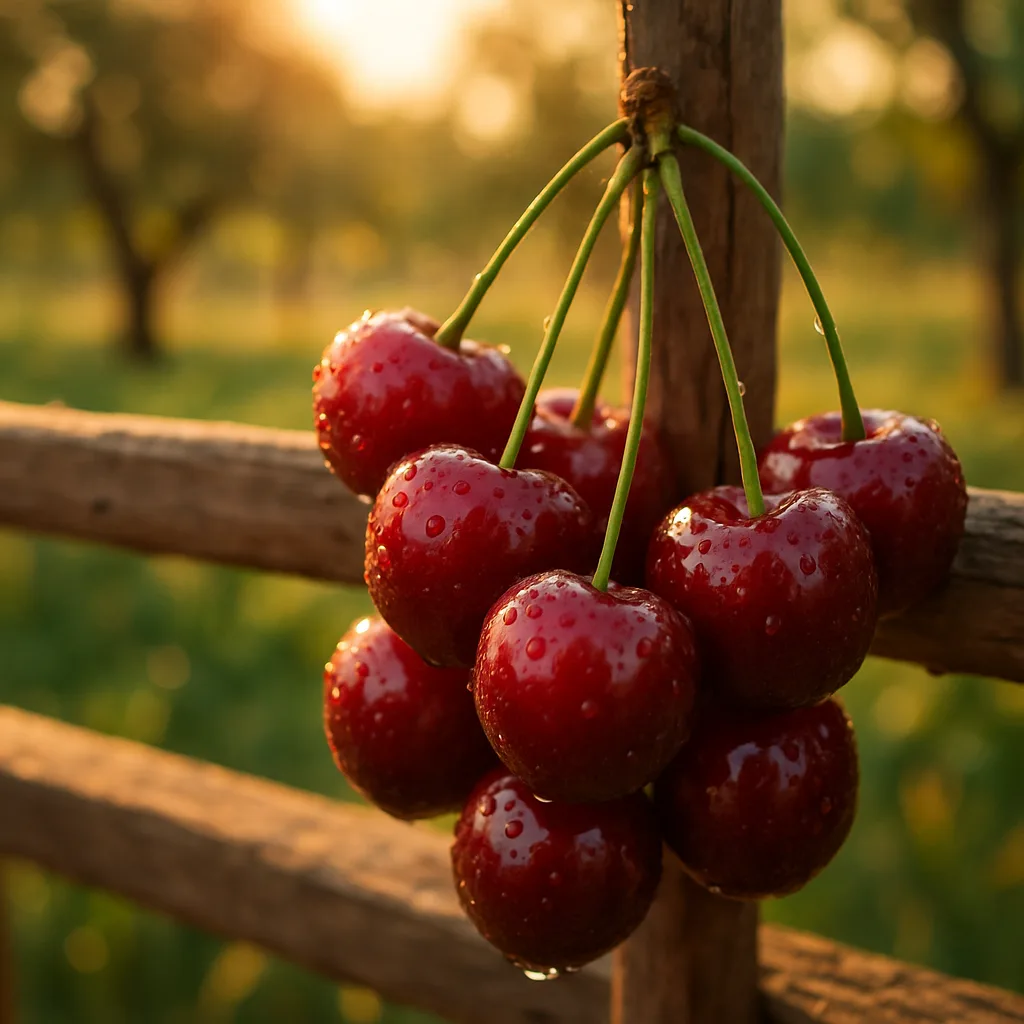 Bunch of Ripe Cherries