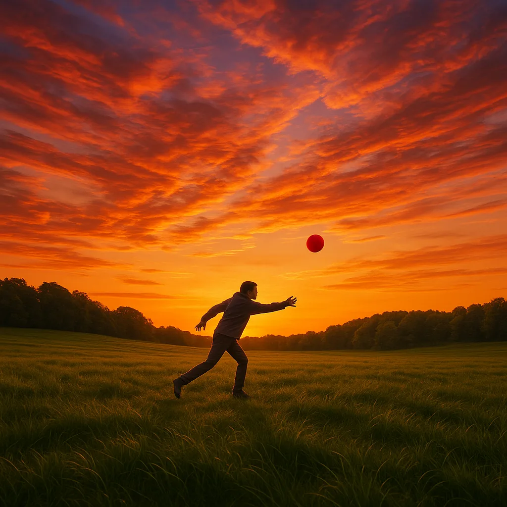 Underneath a Brilliant Sunset Sky