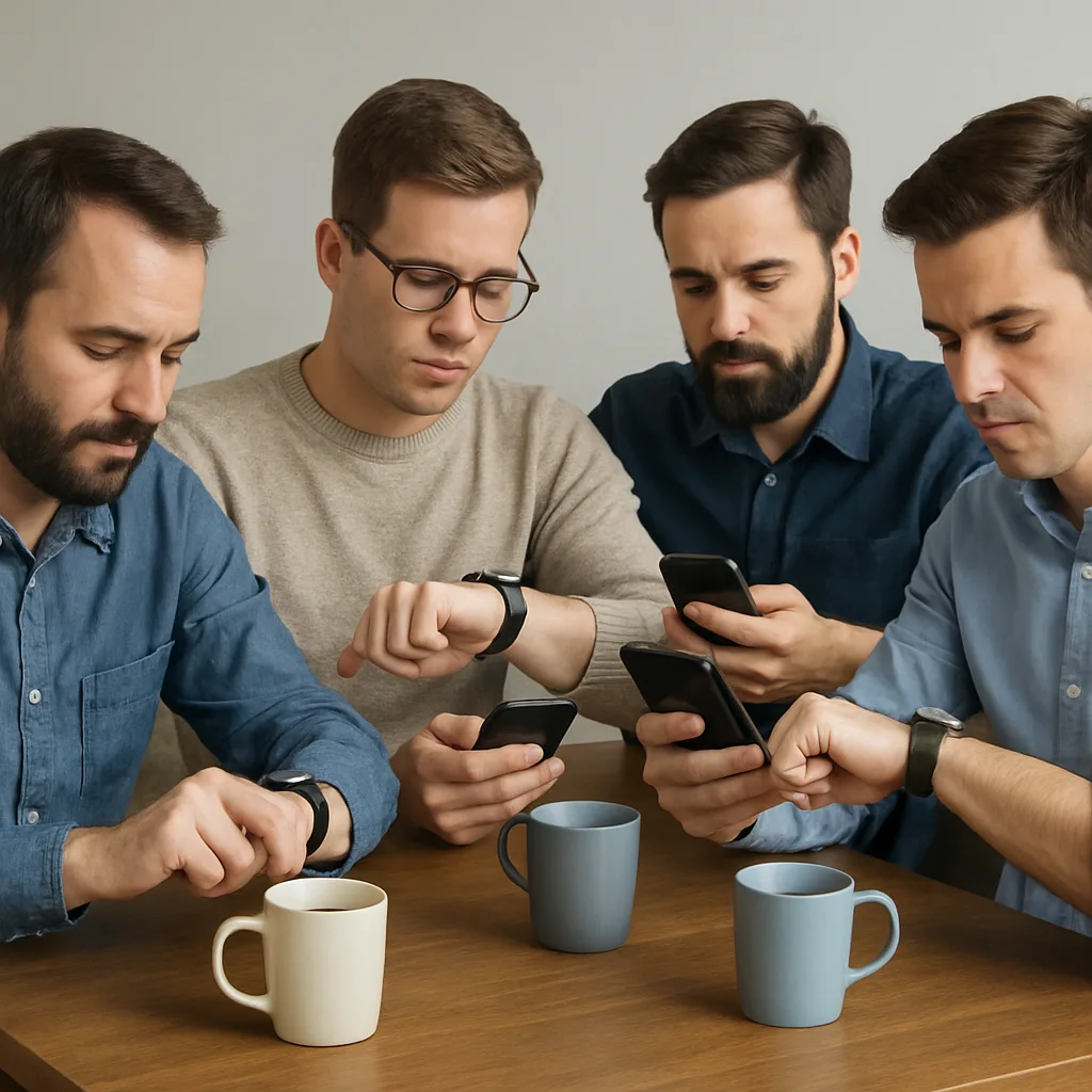 Table Surrounded by Men