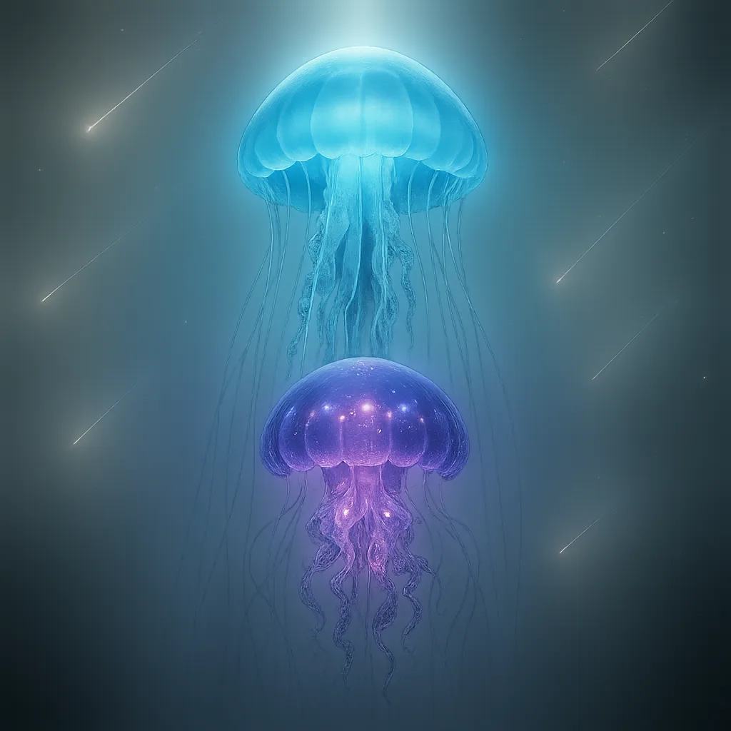 Two Distinctly Characterized Jellyfish—the First a Bell-shaped
