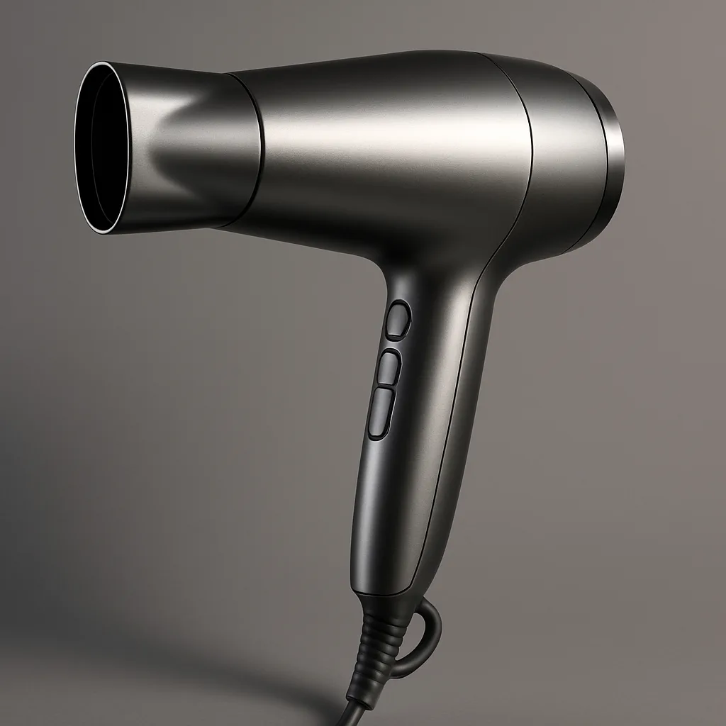 Contemporary Hair Dryer Designed in Stylish Metallic Shades