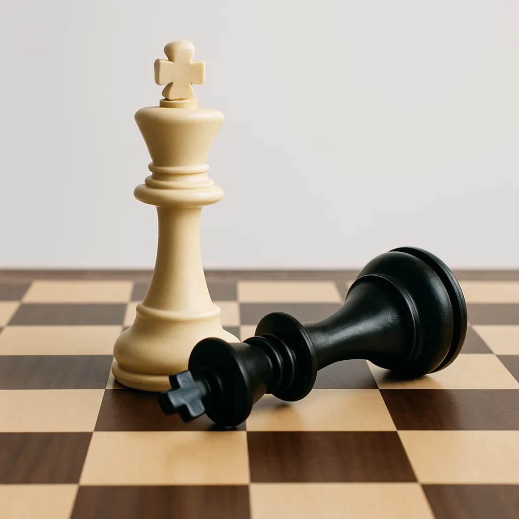 Standing White Chess