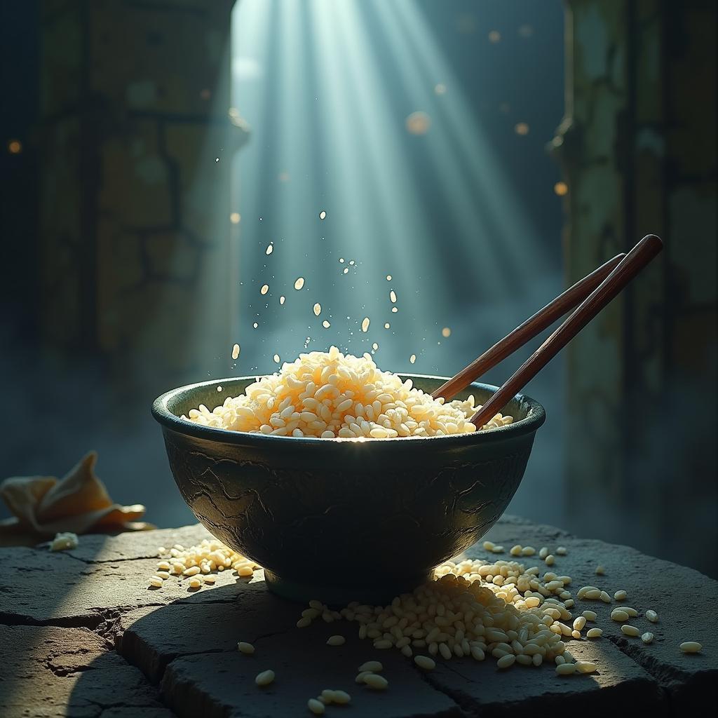 Enchanted Rice Bowl in Dilapidated Tower