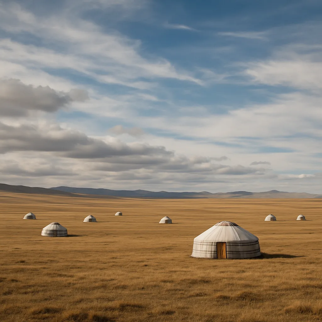 Sparse Scattering of Nomadic Yurts Dots an Immense