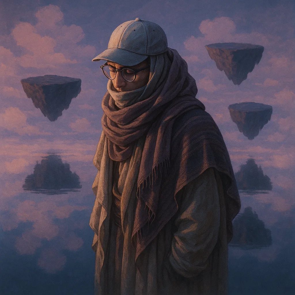 Solitary European Figure of Fair Light Ivory Skin