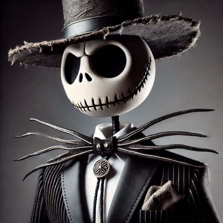 Jack Skellington in Elegant Gothic Tuxedo