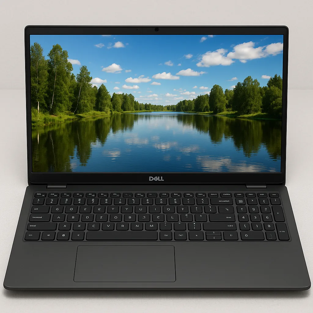 Dell Laptop with a Sleek Black Keyboard