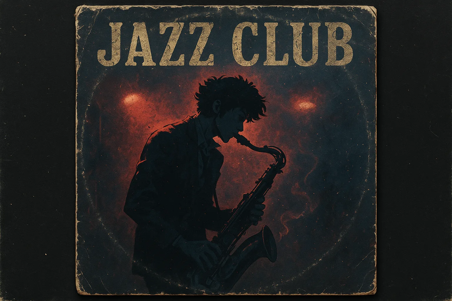 Vintage Album Cover for a Jazz Club
