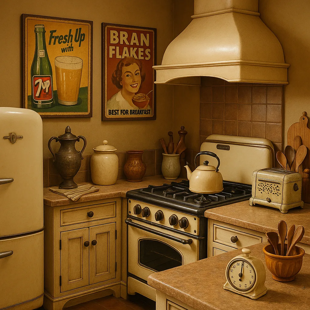 Kitchen Radiates a Classic Allure