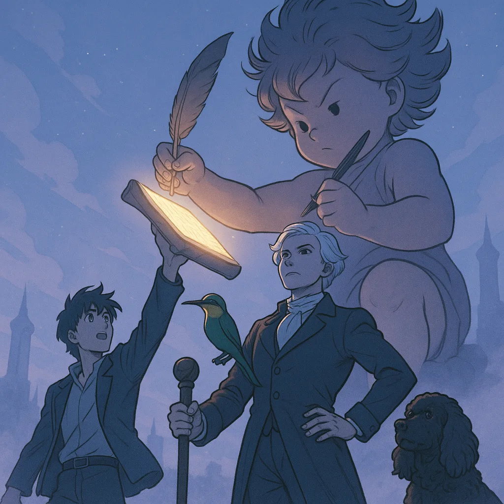 Fleeting Moment Captured Reveals an Anime Manga Style Japanese Animation