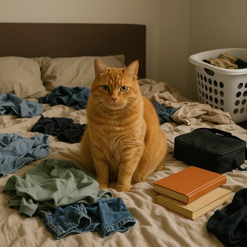 Orange Cat Sitting