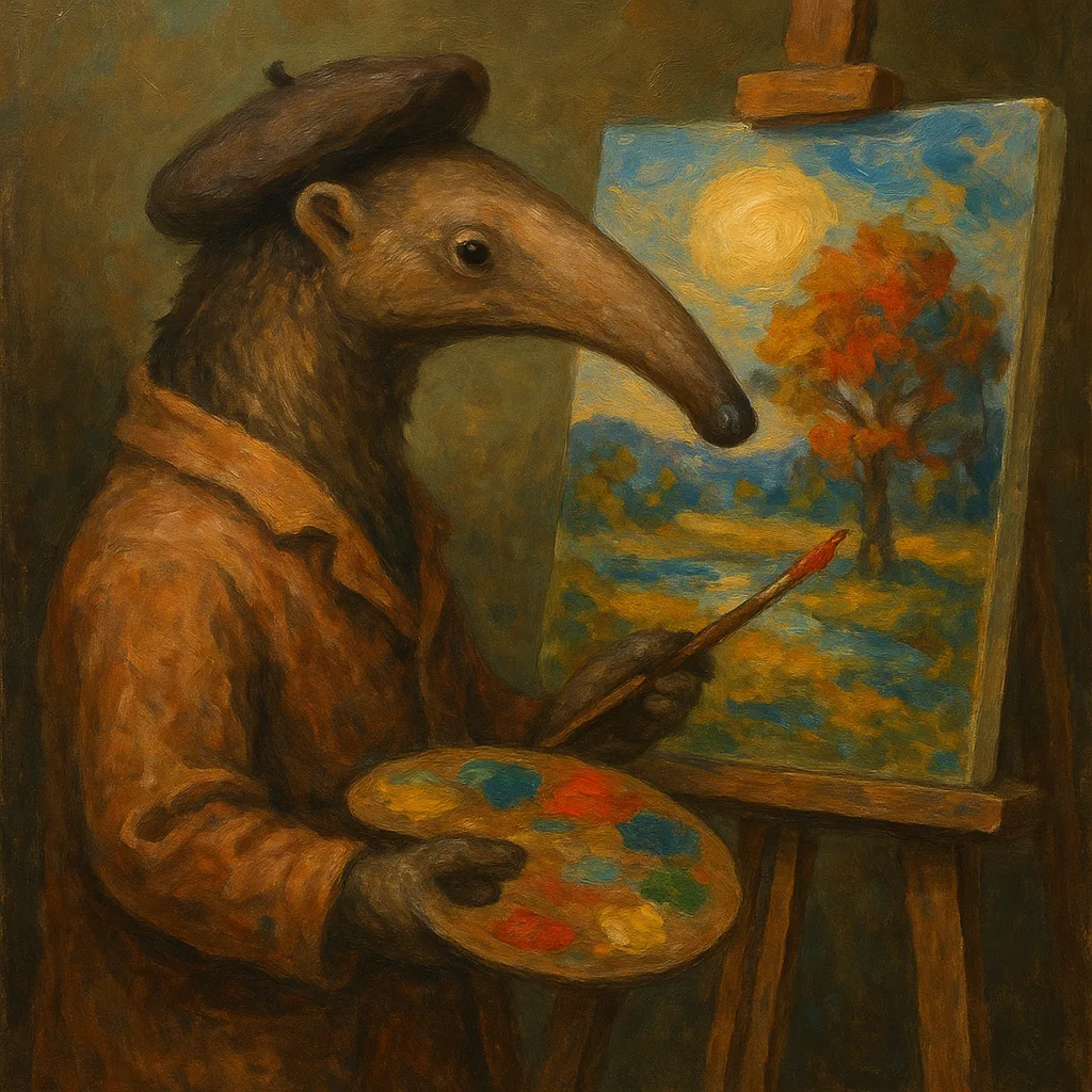 Anteater Became a Celebrated Painter