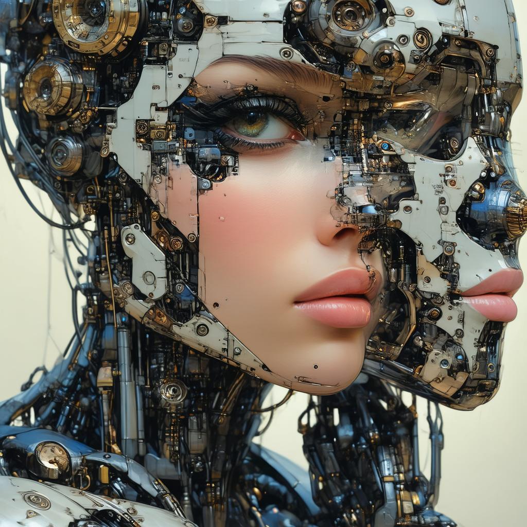 Madison Beer With Mucha Style Machine Face