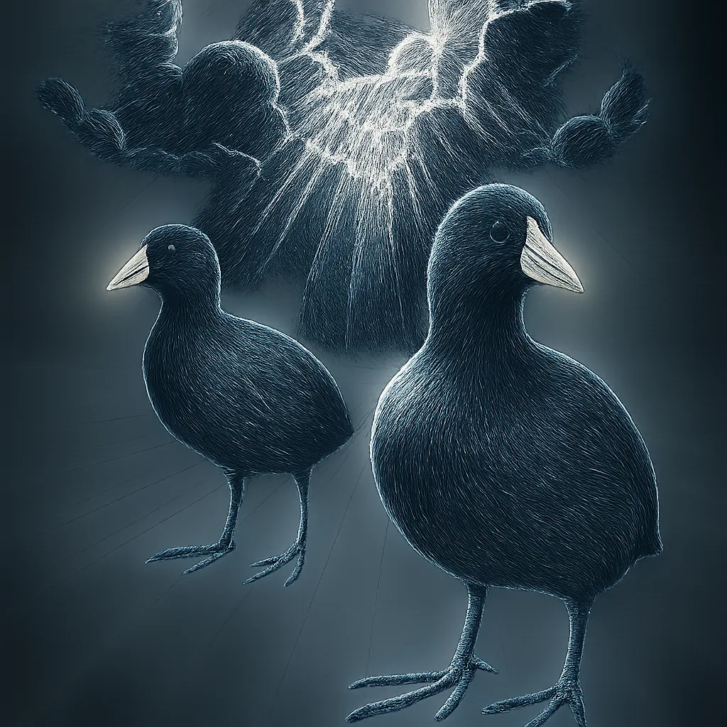 Two Varied American Coots