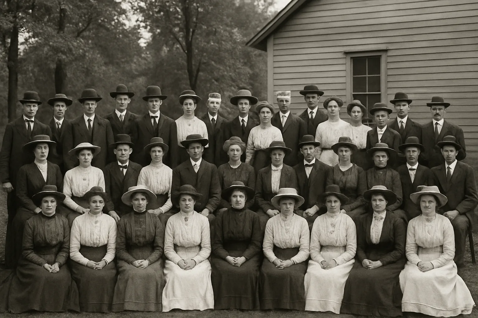 Large Gathering of Men
