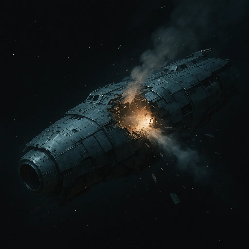 Spaceship with a Compromised Hull