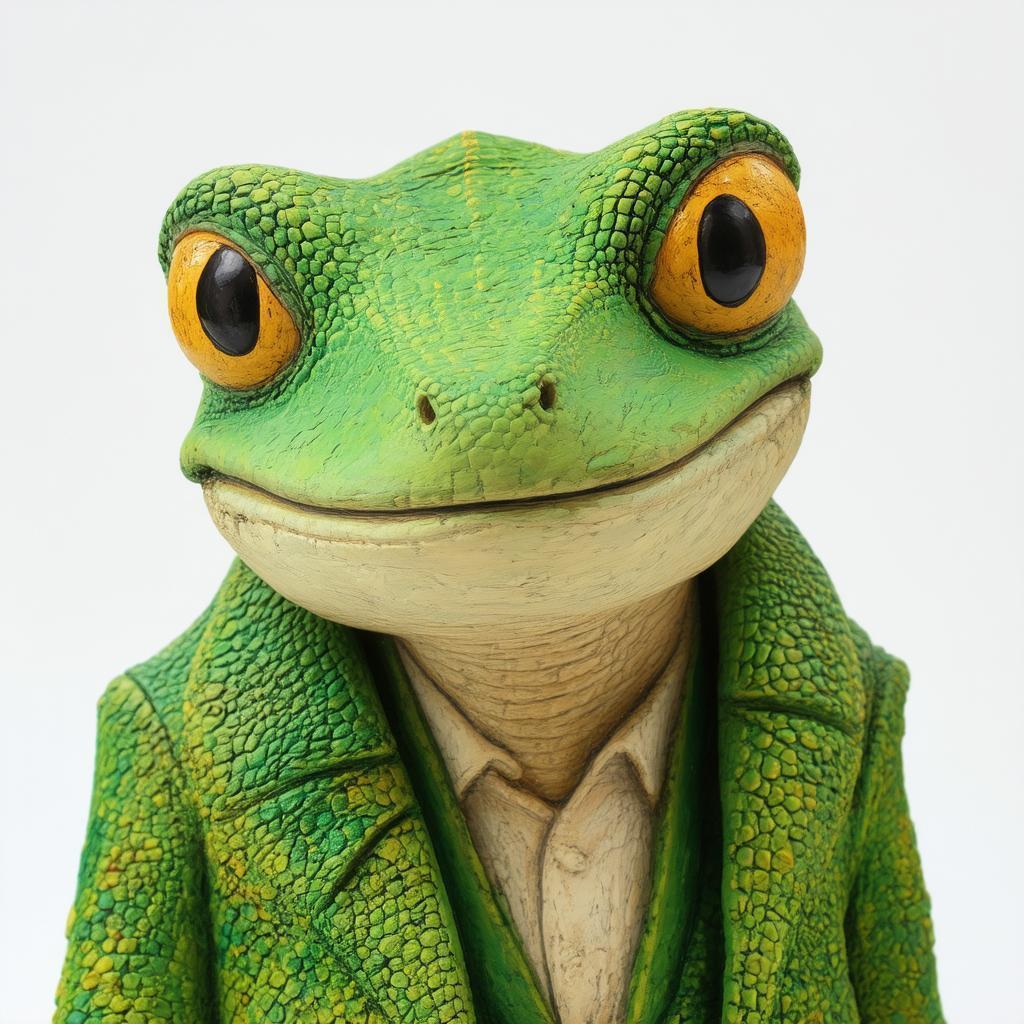 John Cleese as a Reptile Eyed Clayman