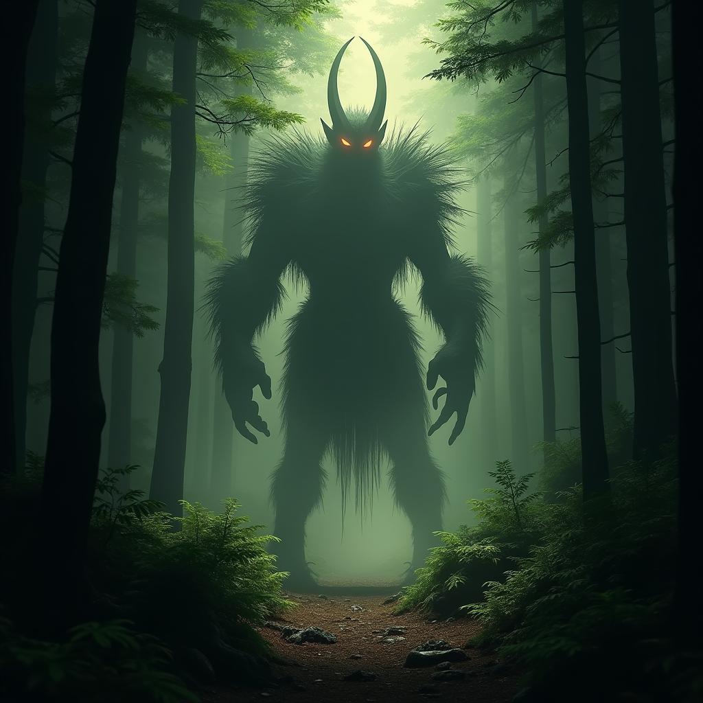 Forest Elemental in Epic Cinematic Symmetry