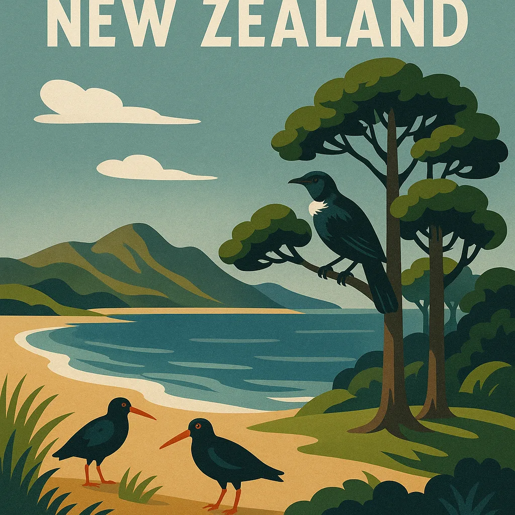 Book Cover Titled "A Concise History of New Zealand"