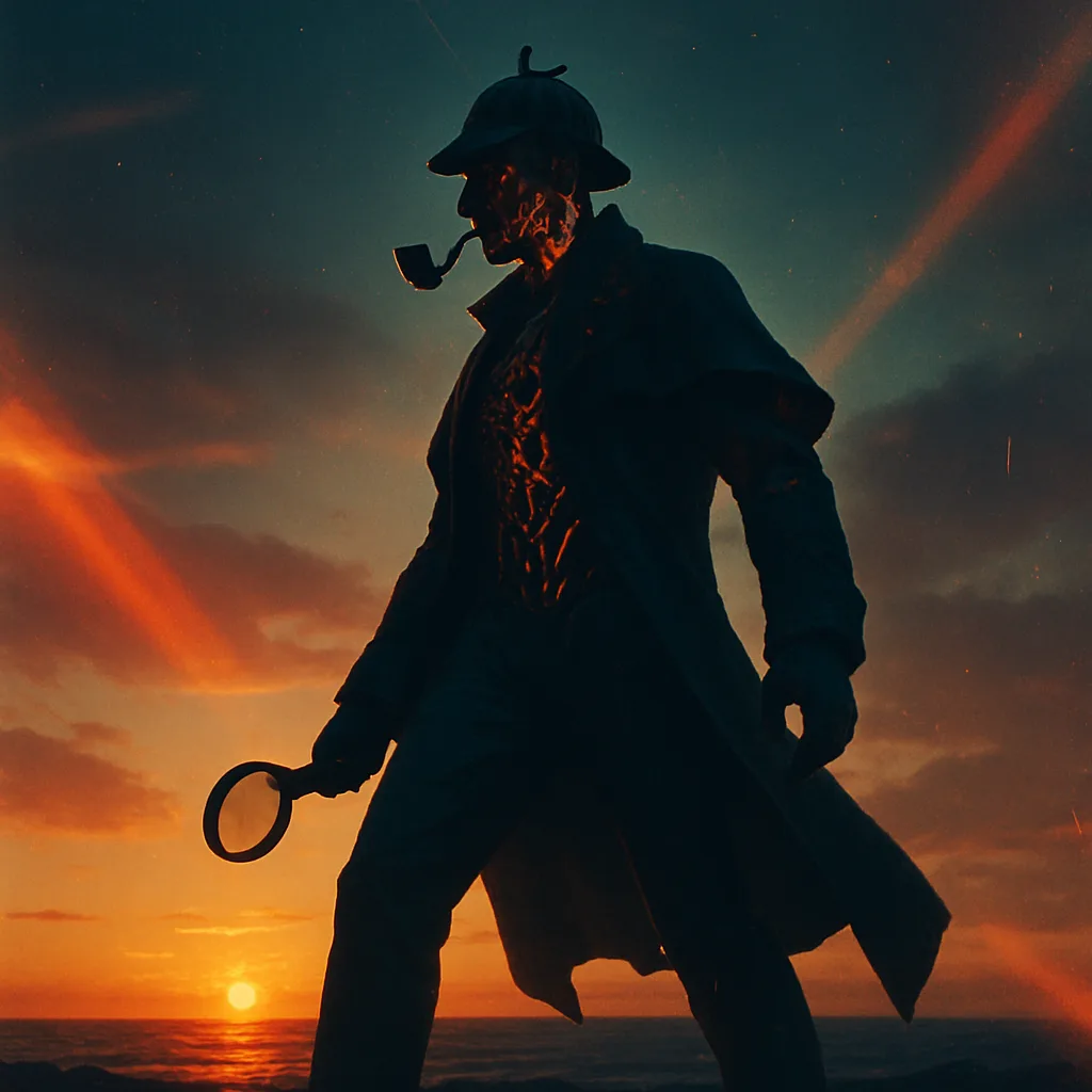 Dynamic and Alert Sherlock Holmes-styled Detective Looms