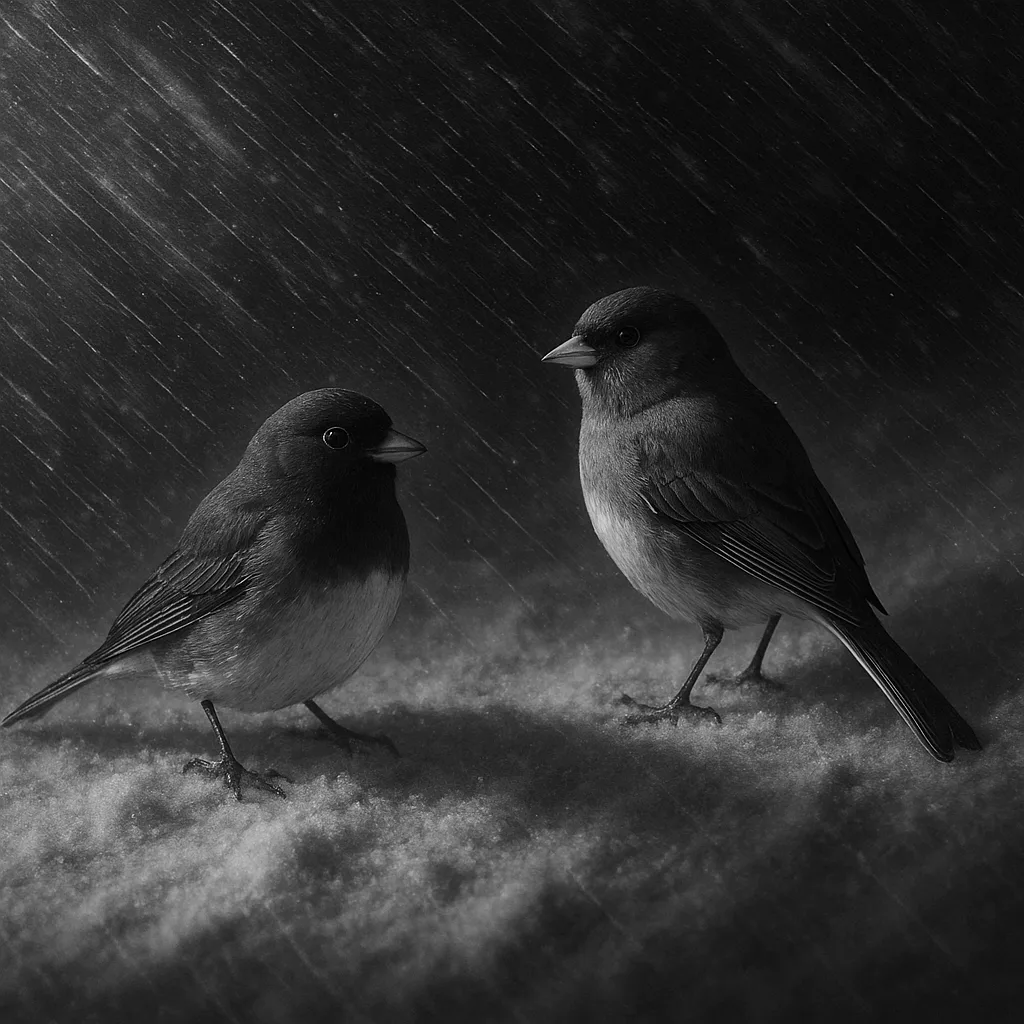 Amidst a Driving Heavy Rain or Blinding Blizzard