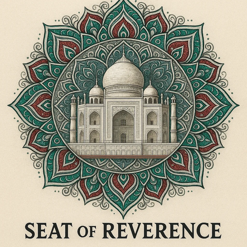 Majestic Portrayal of the Taj Mahal Taking Center Stage