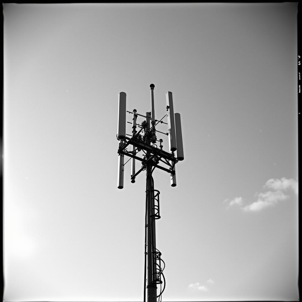 Wireless Antenna in Stark Monochrome Film