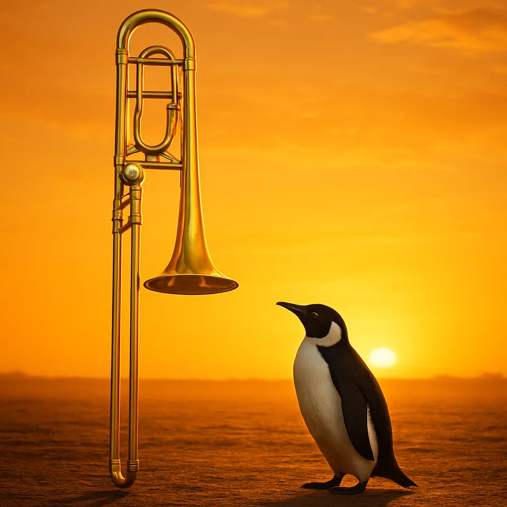 Massive Golden Trombone