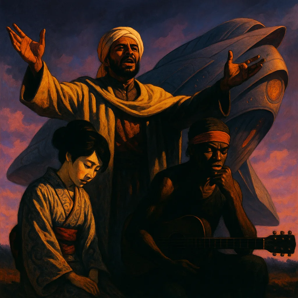 Charismatic North African Leader Figure