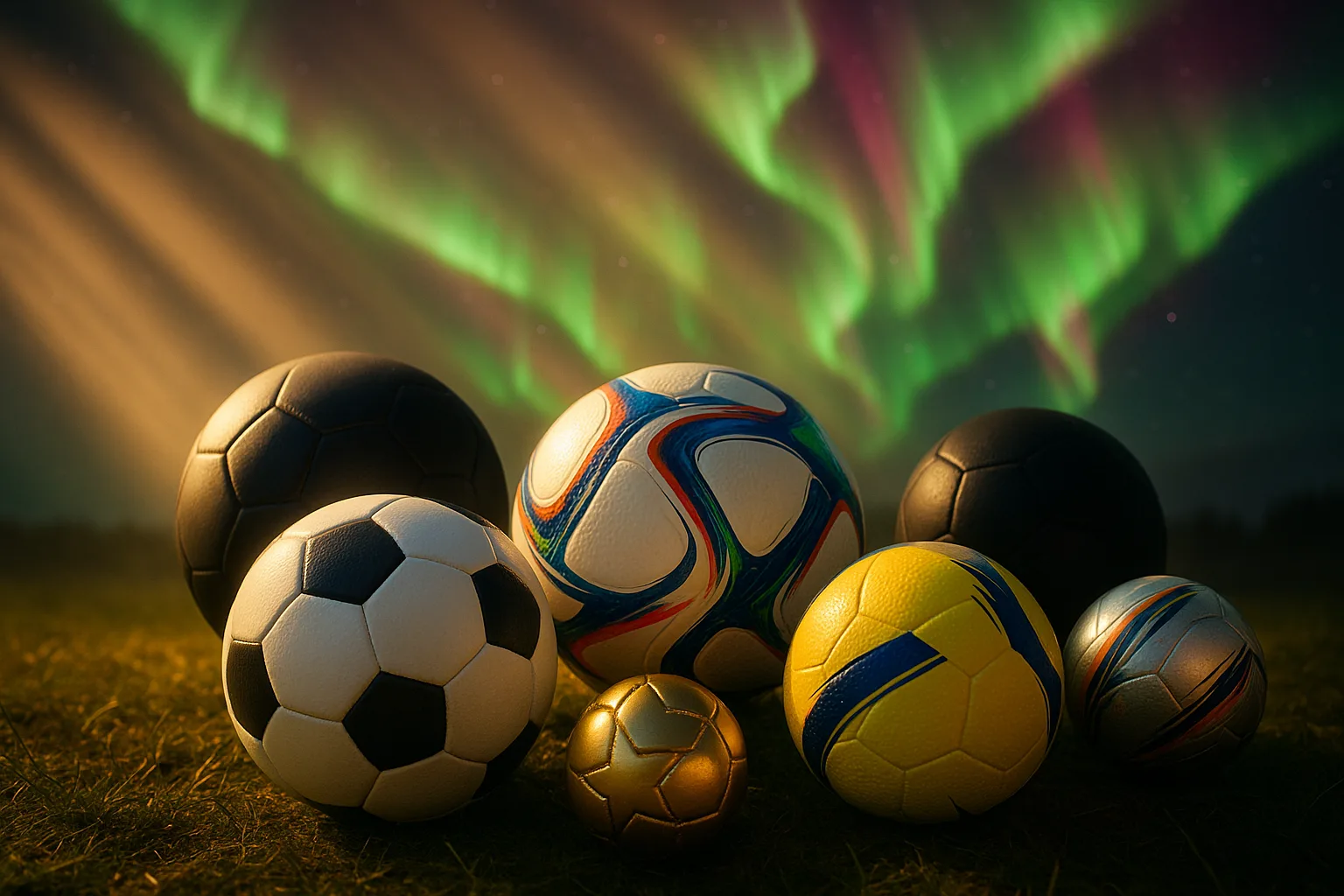 Under a Vibrant Aurora Borealis