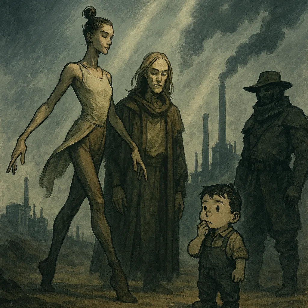 Strikingly Tall Young Adult of Exaggerated