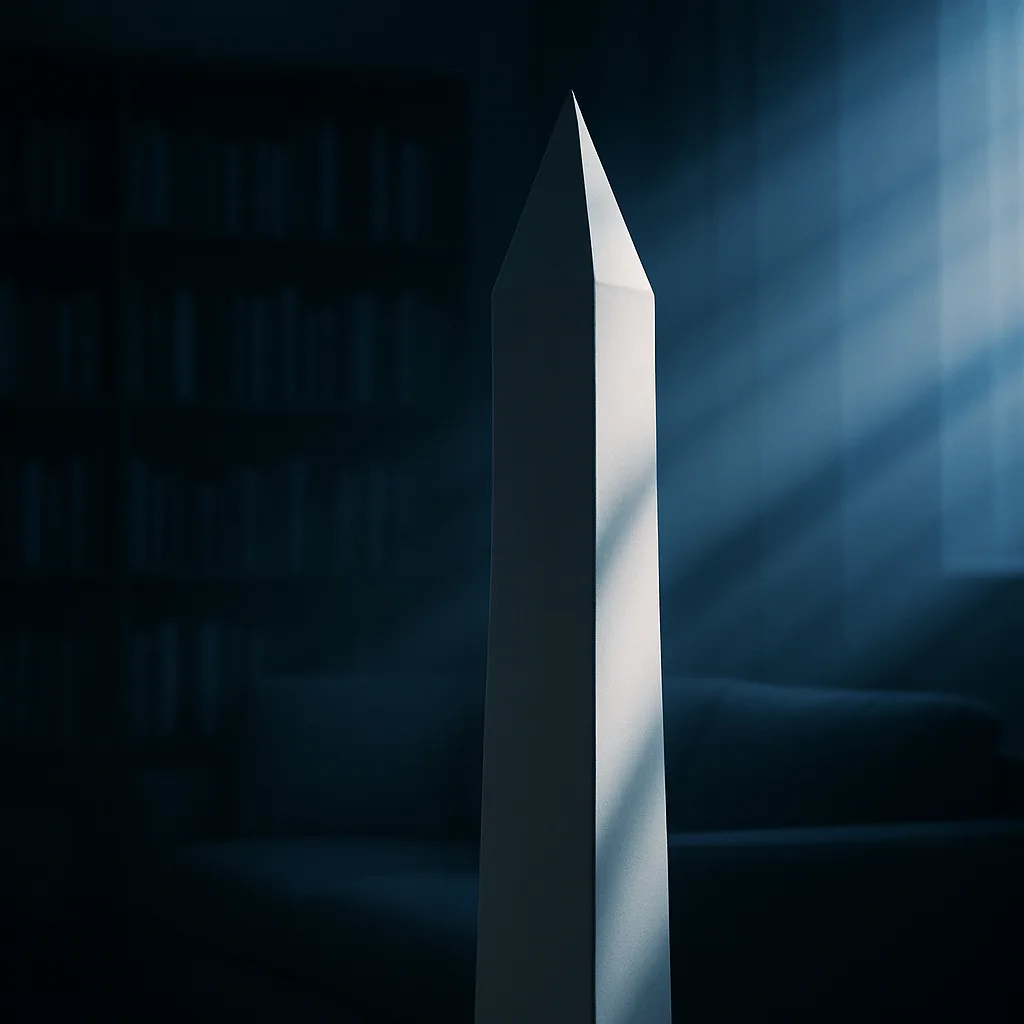 Matte White Pointed Pole