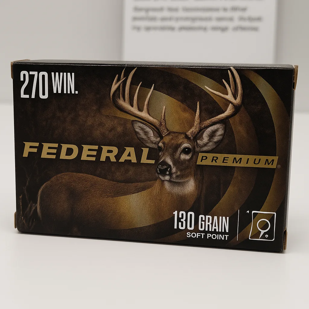 Box of Federal Premium 270 Win Ammunition