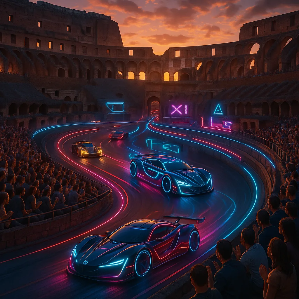 Breathtaking Event Unfolds as Futuristic Racing Cars
