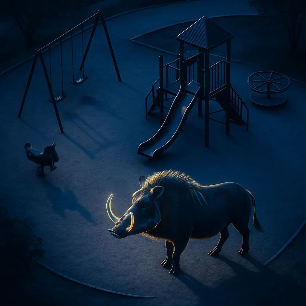 Community Playground in a Park