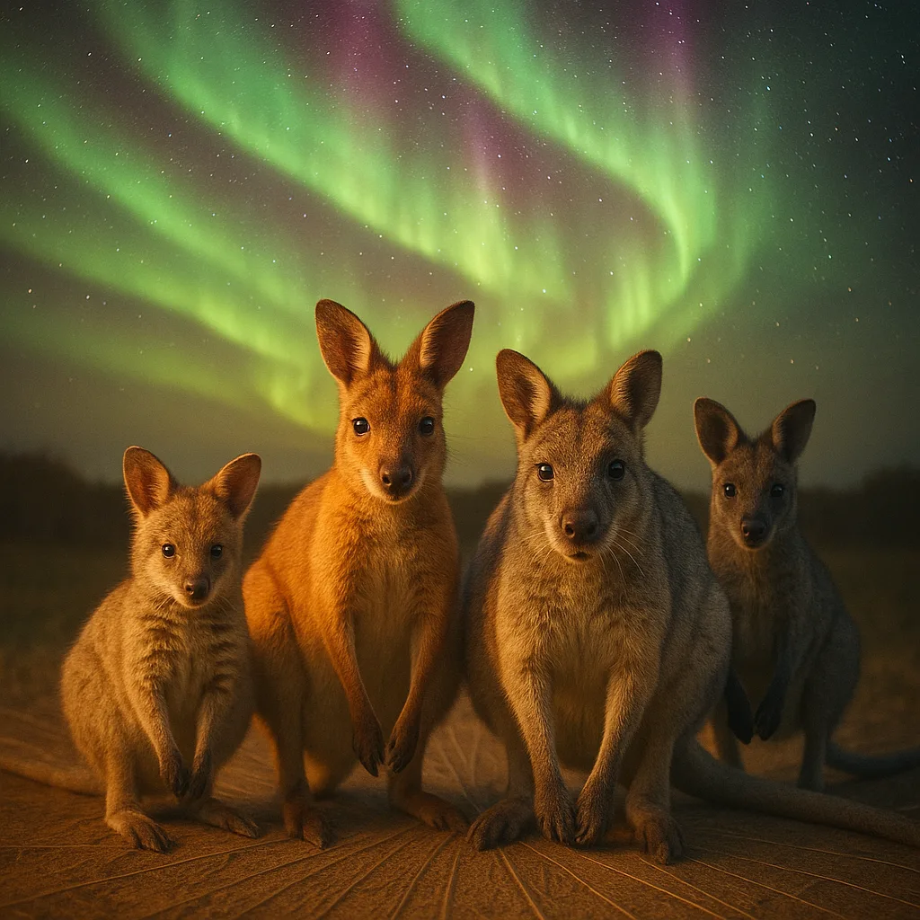 Under the Celestial Dance of a Vibrant Aurora Australis