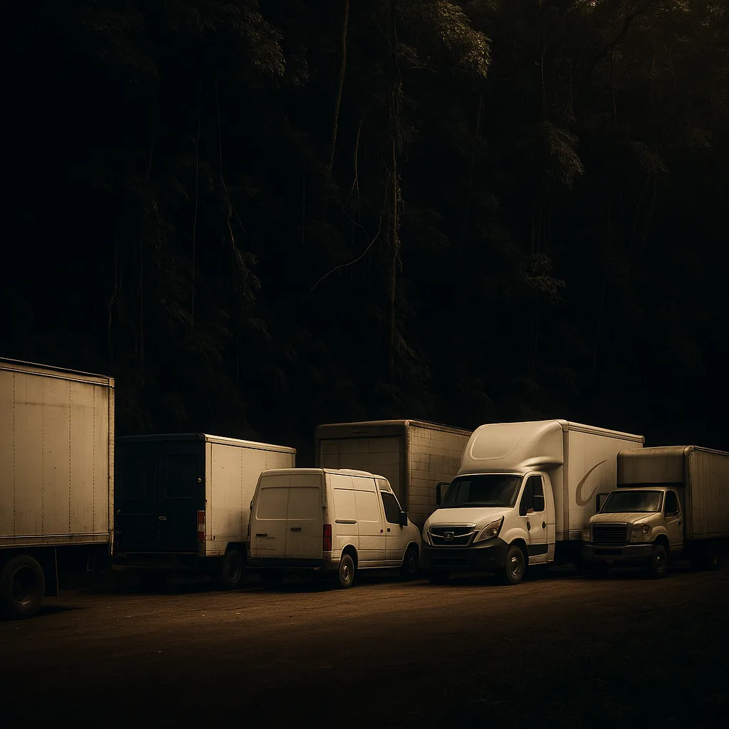 Several Moving Vans Create